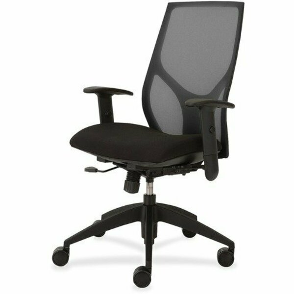 9To5 Seating Task Chair, Synchro, Hgt-adj T-Arms, 25inx26inx39in-46in, BK/Onyx NTF1460Y1A8M101